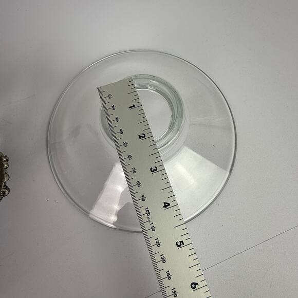 Seagull Canada Pewter Seashell Footed Plate/Bowl Stand Holder With bowl 7” HTF - Picture 12 of 16